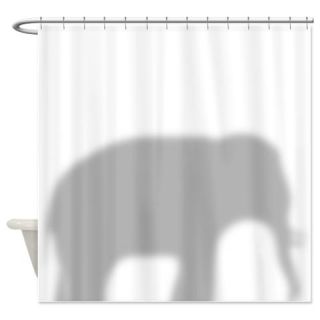  Elephant silhouette Shower Curtain