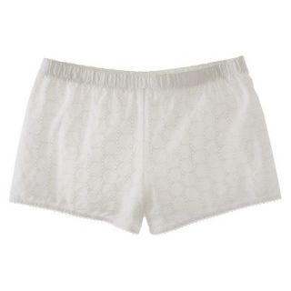 Gilligan & OMalley Womens Crochet Shorts   Fresh White M