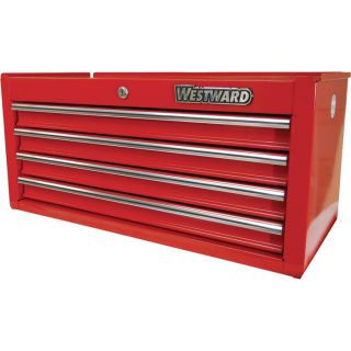 Waterloo 4 Drawer Middle Toolbox   26 Inch W x 12 Inch D x 12 Inch H, Model