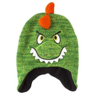 Dragon Infant Toddler Boys Critter Hat   Green 2T/4T