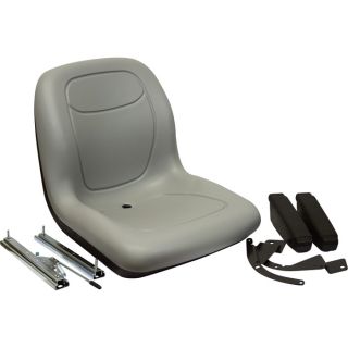 K & M Uni Pro Seat with Arms   Gray, Model 7806
