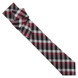 City of London Mens Tie   Red/Black Check