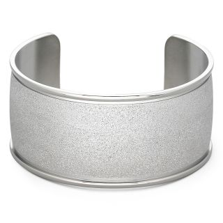 Stainless Steel Wide Cuff Bracelet, Womens