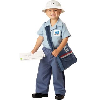 Mr. Postman Toddler Costume, Blue, Boys