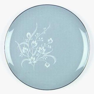 Pickard Enchantment Dinner Plate, Fine China Dinnerware   White Flowers On Blue