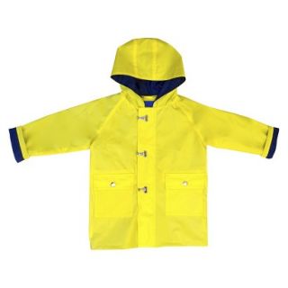 Raindrops Infant Toddler Boys Raincoat   Yellow 4T