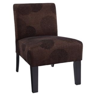 Upholstered Chair Deco Accent Chair   Brown Sunflower