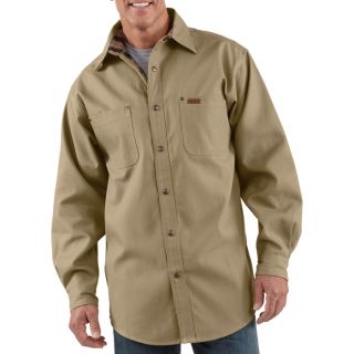 Carhartt Canvas Shirt Jacket   Cottonwood, 4XL, Model S296