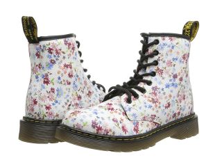 Dr. Martens Kids Collection Delaney Lace Boot Girls Shoes (White)