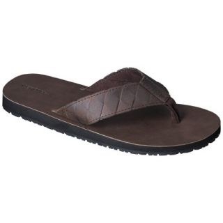 Mens Merona Kavon Flip Flop Sandals   Brown XL (13)