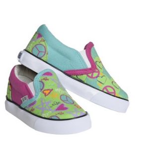 Girls Xolo Shoes Doodle 2 Twin Gore Canvas Sneakers   Multicolor 5