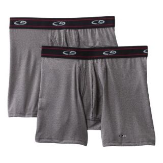 C9 by Champion Mens 2 pk Boxer Briefs   Grey S