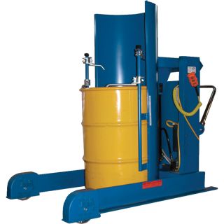 Vestil Hydraulic Drum Dumper   Stationary, 1500 lb. Capacity, 48 Inch Dump