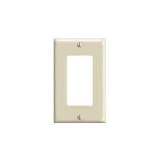 Leviton 80401I Electrical Wall Plate, Decora, 1Gang Ivory