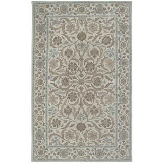 Hand tufted Handicraft Imports Aisling Beige Wool Blend Area Rug (9 X 12)