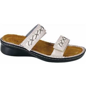 Naot Womens Sound Quartz Dusty Silver Sandals, Size 42 M   35064 W36