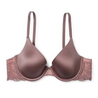 Self Expressions by Maidenform Womens Comfort with Lace Demi Bra   Brown 36C