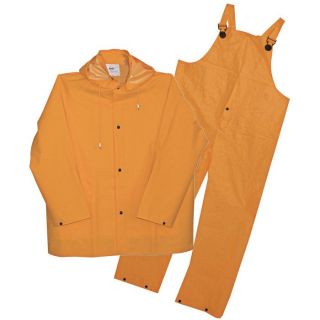 Boss 3 Pc. Yellow Rain Suit   35mm, Size L, Model 3PR0300YL