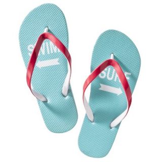 Womens Limited Edition Mossimo Supply Co. Flip Flop Sandal  Aqua 7