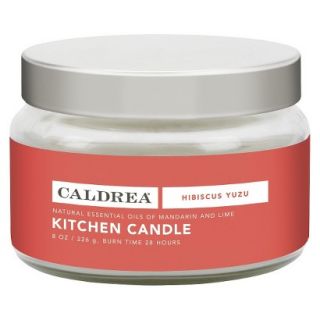 Caldrea 8 Ounce Hibiscus Yuzu Kitchen Candle