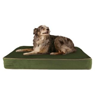 Buddy Beds Memory Foam Dog Bed Forest Fern   Green (Large)