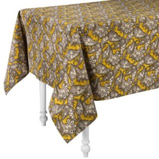Threshold Paisley Rectangle Tablecloth   Gold (84x60)