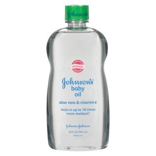 Johnsons Baby Oil Aloe Vera and Vitamin E   20.0 oz.