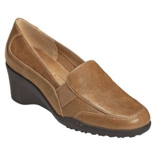 Womens A2 by Aerosoles Torque Wedge Loafers   Light Brown 11