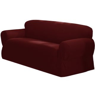 Canvas 1 pc. Loveseat Slipcover, Red