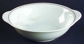 Noritake Windrift Lugged Cereal Bowl, Fine China Dinnerware   White Enamelled Fl