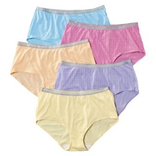 Fruit Of The Loom Womens 5 Pack Fit for Me Brief   White 11