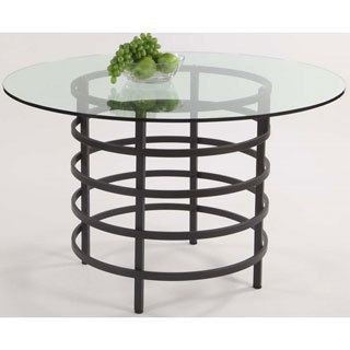 Round Glass Ring Dining Table