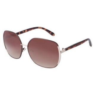Mossimo Metal Square Sunglasses with Plastic Temples   Brown
