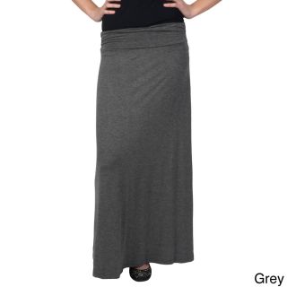 Hailey Jeans Co. Juniors Banded Solid Color Maxi Skirt