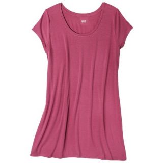 Mossimo Supply Co. Juniors Plus Size Short Sleeve Tee Shirt Dress   Rose 1