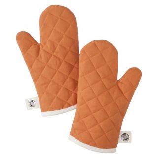 Threshold Oven Mitt Set of 2   Country Coral