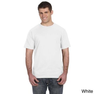 Anvil Anvil Mens Ringspun Pre shrunk Cotton T shirt White Size XXL