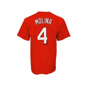 St. Louis Cardinals Yadier Molina Majestic MLB Youth Player Tee