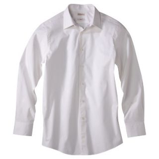 Merona Mens Tailored Fit Dress Shirt   True White XL