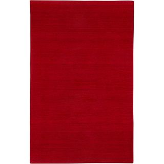 Hand tufted Sovereignty Solid Red Rug (5 X 8)