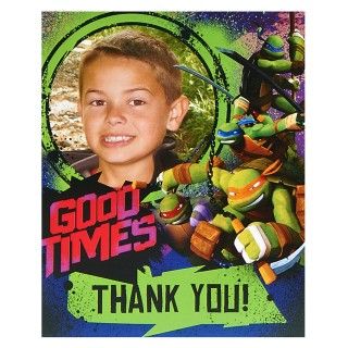 Nickelodeon Teenage Mutant Ninja Turtles   Personalized Thank You Notes (8)