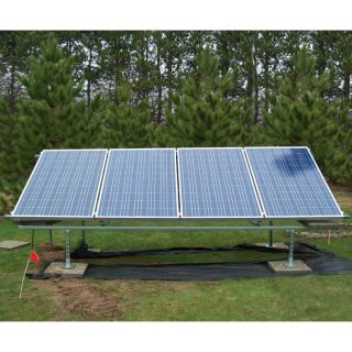 SolarPod Solar PV System   960 Watts, 4 Panels, Model 1001