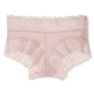 GILLIGAN & OMALLEY Charming Pink Micro Boyshort   XS