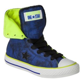 Boys Converse One Star High Top Sneaker   Navy 4.5