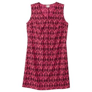 Merona Womens Woven Front Pocket Dress   Berry Cobbler   XXL