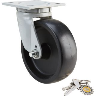 6 Inch x 2 Inch Fairbanks Swivel Weldless Caster