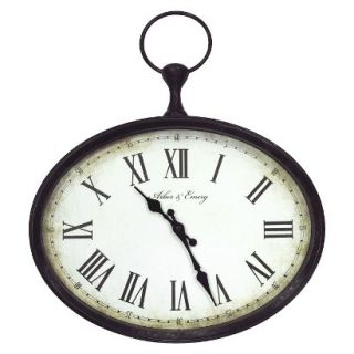 Threshold Vintage Oval Clock