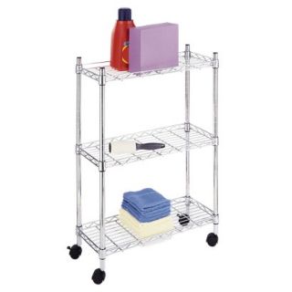 Storage Cart Whitmor 6056 53 Supreme Laundry Cart, Chrome