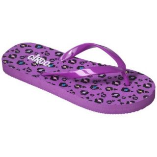 Girls Circo Hester Flip Flop Sandals   Purple XL
