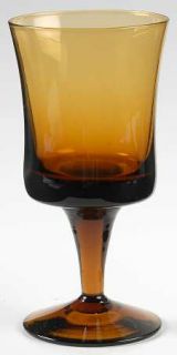 Denby Arabesque Amber Juice/Wine Glass   Amber (Yellow)